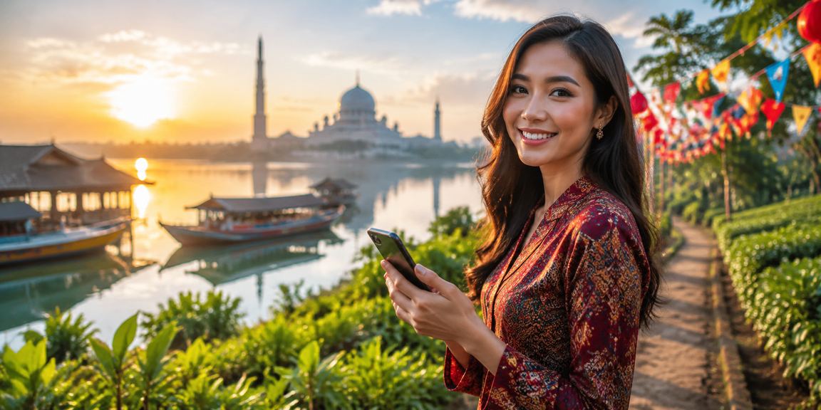Suasana Loteri bergaya Melayu di Putrajaya dengan paparan hadiah besar